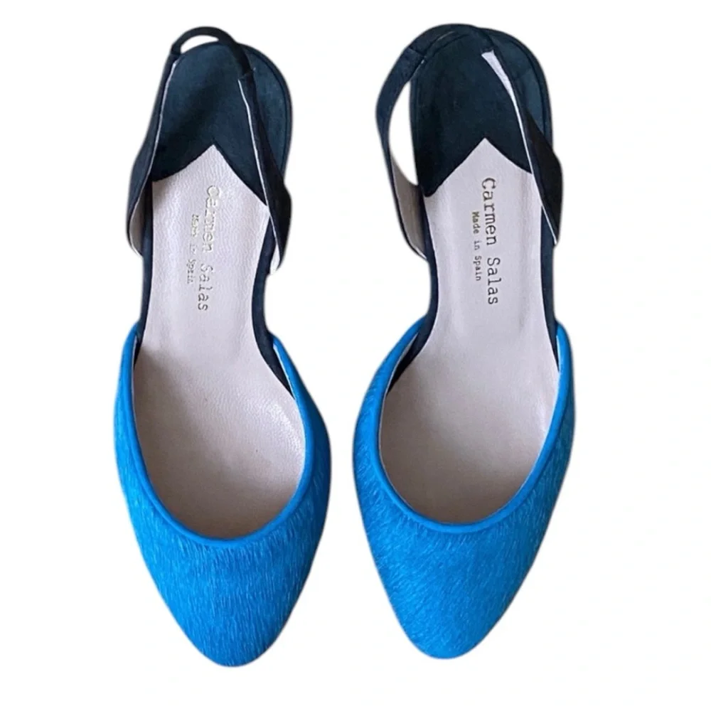 Carmen Salas Mod Victoria Slingback Pumps - Picture 3 of 5